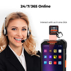 MUNBYN AceScan AS01 Android 14 Barcode Scanner(Android 18 Upgrade Only Available After MUNBYN Official Release), 6” Screen, 16-Hour Workday Mobile Computer PDA, Work with Zebra SE4710 Scanner Engine