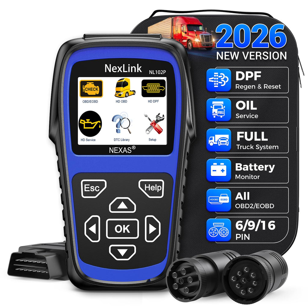 NL102P Heavy Duty Truck Scanner with DPF Regeneration