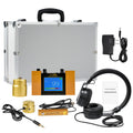 Underground Water Leak Detector, Water Pipe Leak Monitor w/ Dual-Size Sensors for Precise Positioning, High-Sensitivity Digital Display, Ultrasonic & 4-Level Adjust, Includes Earphone & Carrying Case