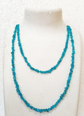 34" Natural Neon Apatite Chip Beads Strand -Pack of 20, Gravel Uncut/ Freeform Shape, 100 Ct, Nuggets for Beading- Jewelry Making, Art & Craft, Wholesale