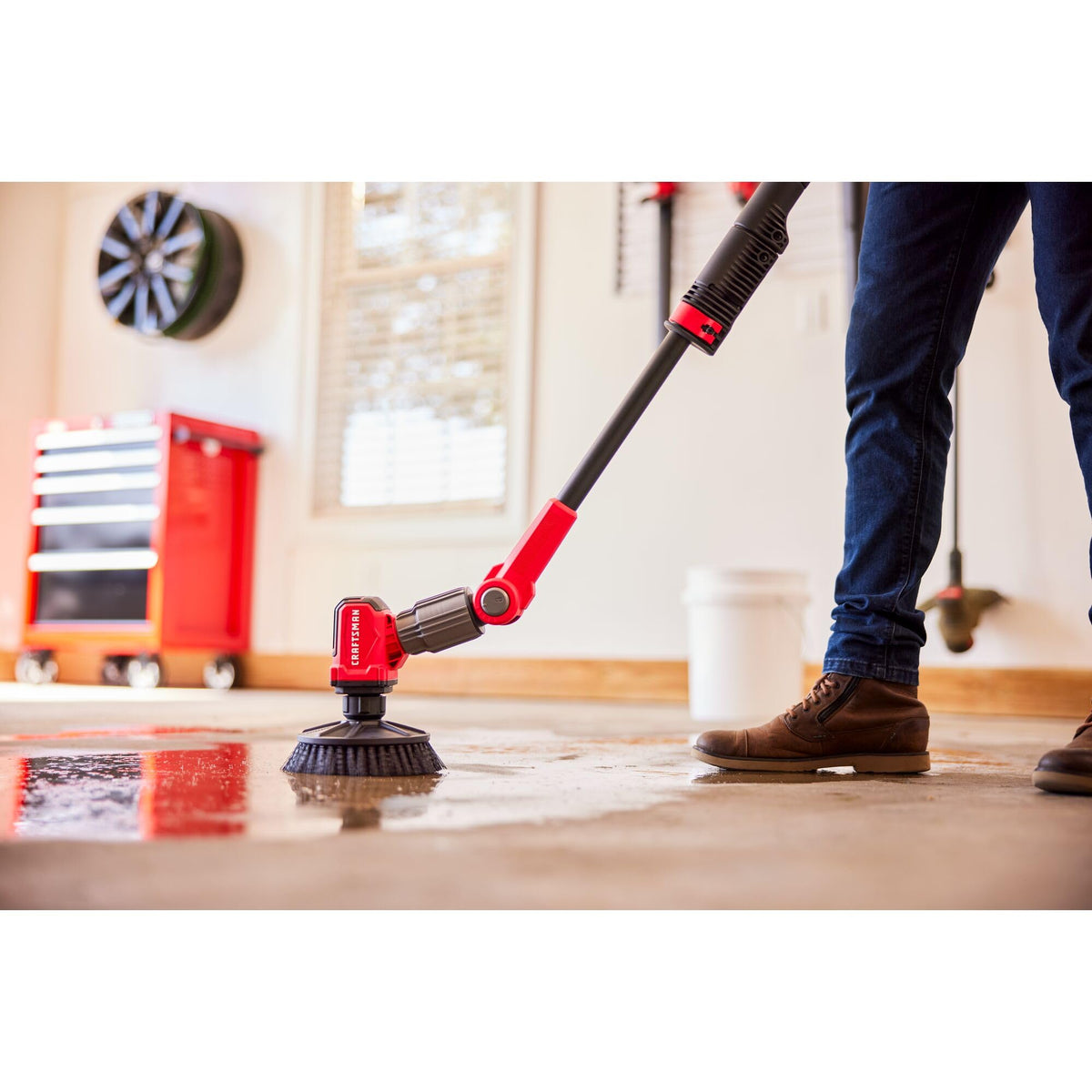 CRAFTSMAN V20 Cordless 2-in-1 Power Scrubber, Multi-Purpose, Bare Tool Only (CMCPS520B)