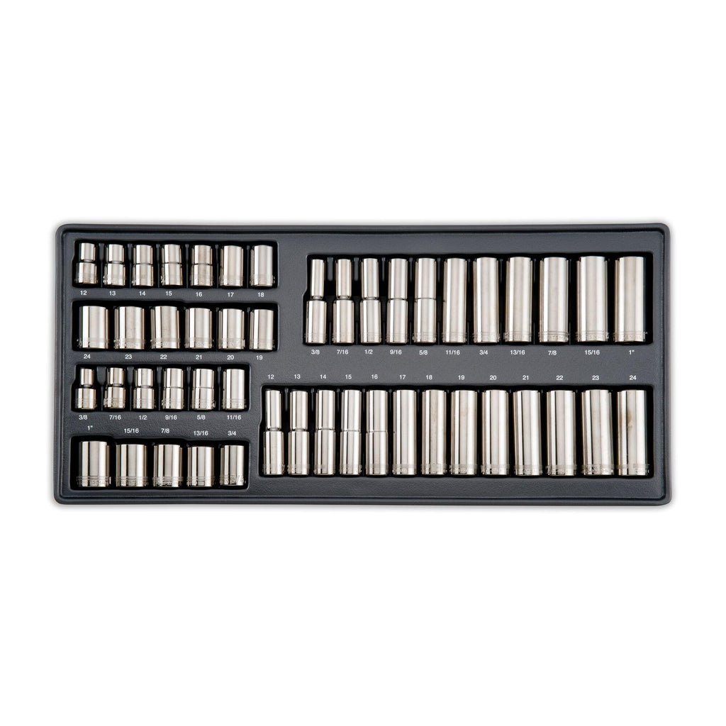 CRAFTSMAN OVERDRIVE 284-Piece Gunmetal Chrome Mechanics Tool Set, Standard SAE/Metric Socket Set, with Hard Case (CMMT99284)