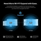 TP-Link BE6500 Dual-Band WiFi 7 Router (BE400)