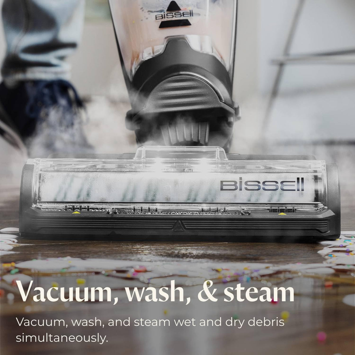 Bissell CrossWave HydroSteam Deluxe 3-in-1 Steam Mop, 3515G