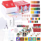 120,000 2.6mm Fuse Beads Kit, 120 Colors PixieBeads 131 pcs with Storage, Pegboards, Iron, Tweezers, Trays, Bead Pen, Mats, Pixel Art Craft Kits for Adults, Teens (All in One)