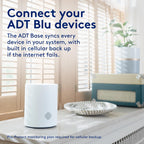 ADT Blu Home Security System Starter Kit, DIY Wireless Alarm, Plan Required
