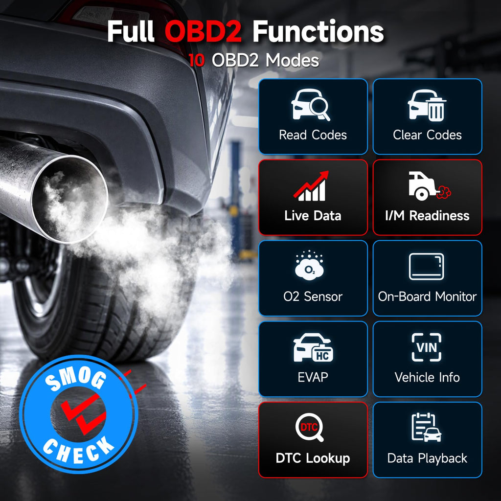 FOXWELL OBD2 Scanner Diagnostic Tool NT604, ABS/SRS/Transmission/Check Engine Code Reader for Cars and Trucks, 2026 diagnostic scanner for all vehicles, EN/ES Ver., Lifetime Update, Live Data, AutoVIN
