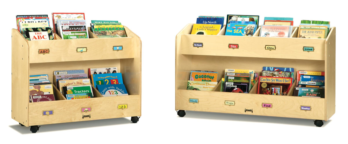 Jonti-Craft 5369JC Mobile 8-Section Book Organizer