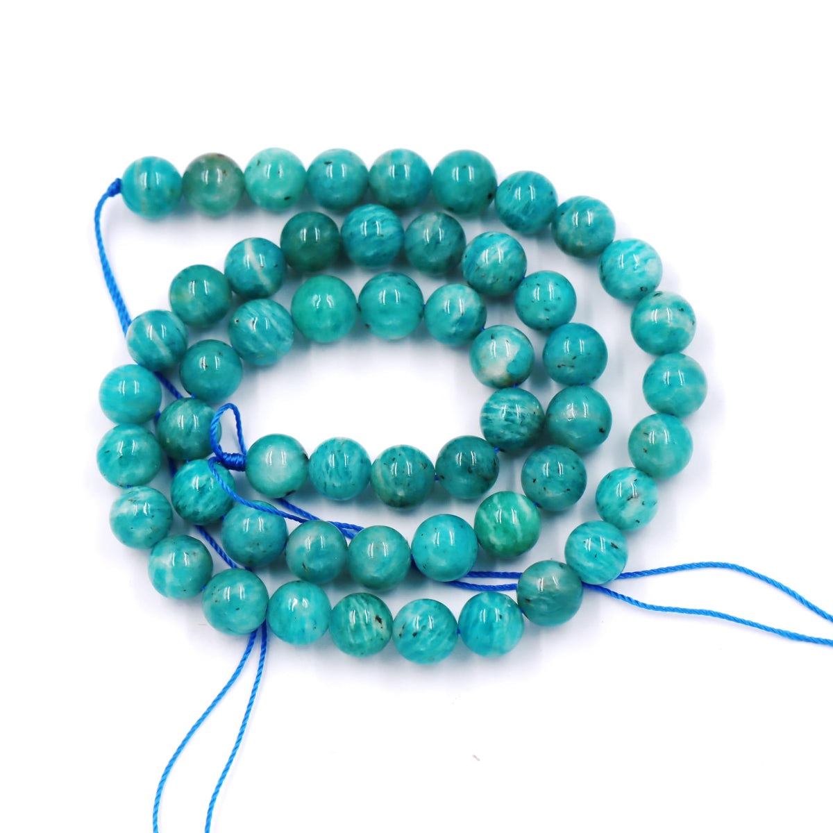 Natural Stone Beads for Jewelry Making Loose Beads with Stretch Cord for Bracelet Necklace Making AAA Tanzanite Beads 6mm