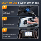 2026 FOXWELL NT624 Elite OBD2 Scanner Upgraded from NT614 Elite & NT604 Elite Code Reader, All-System OBD2 Scan Tool, 8 Advanced Reset Functions, AutoVIN, Live Data, Lifetime WiFi Free Updates