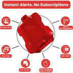 Kini Wi-Fi Motion Sensor Alarm & Tamper Alert- Instant App, SMS & Email Alerts - Gun Safes, Cabinets, Drawers - Easy Install, No Subscription, Rechargeable 12-18 Month Battery, IFTTT