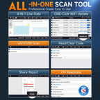 FOXWELL NT716 Bidirectional OBD2 Scanner Diagnostic Tool 4-System 9 Reset