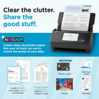 ScanSnap iX2500 Premium Wireless or USB High-Speed Document Scanner