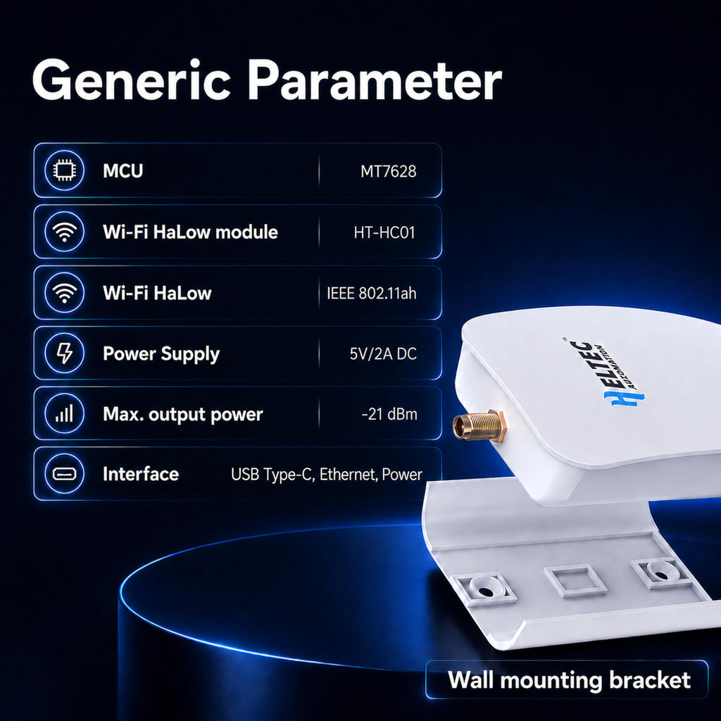 Heltec WiFi HaLow, Wi-Fi HaLow Dongle Point-to-Point Wireless Bridge