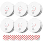 SITERLINK Smoke Detectors with 9V Replaceable Battery UL217 GS509A 10 Pack