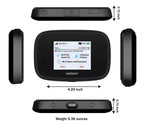 Verizon Wireless Jetpack Inseego MiFi 7730L | Mobile Hotspot for Travel | 4G Mobile Portable WiFi | Unlocked Globally | Speed up to 450 Mbps | Usage Up to 8 Hours | EVDO-LINK Bundle (Standard)