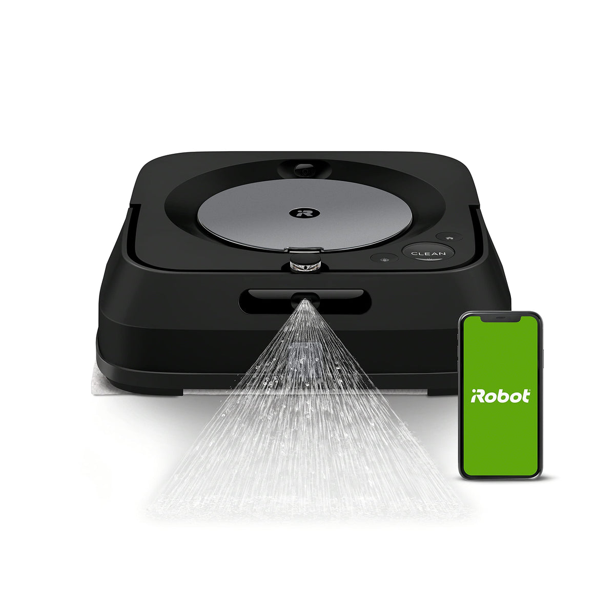 iRobot Braava Jet M6 (6110) Ultimate Robot Mop- Wi-Fi Connected, Precision Jet Spray, Smart Mapping, Works with Alexa, Ideal for Multiple Rooms, Recharges and Resumes, White