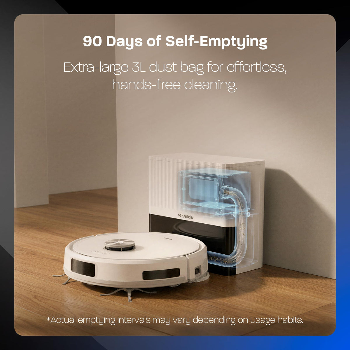 V50 PRO Robot Vacuum and Mop, 10,000Pa Suction, Self-Emptying Base, 360° LiDAR Navigation, Dual Rotating Mops, App/Alexa/Google Control, Ideal for Pet Hair, Carpet & Hard Floors