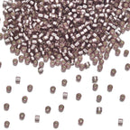 30g Miyuki Delica 11/0 Seed Beads, Matte 24Kt Light Gold-Plated DB334