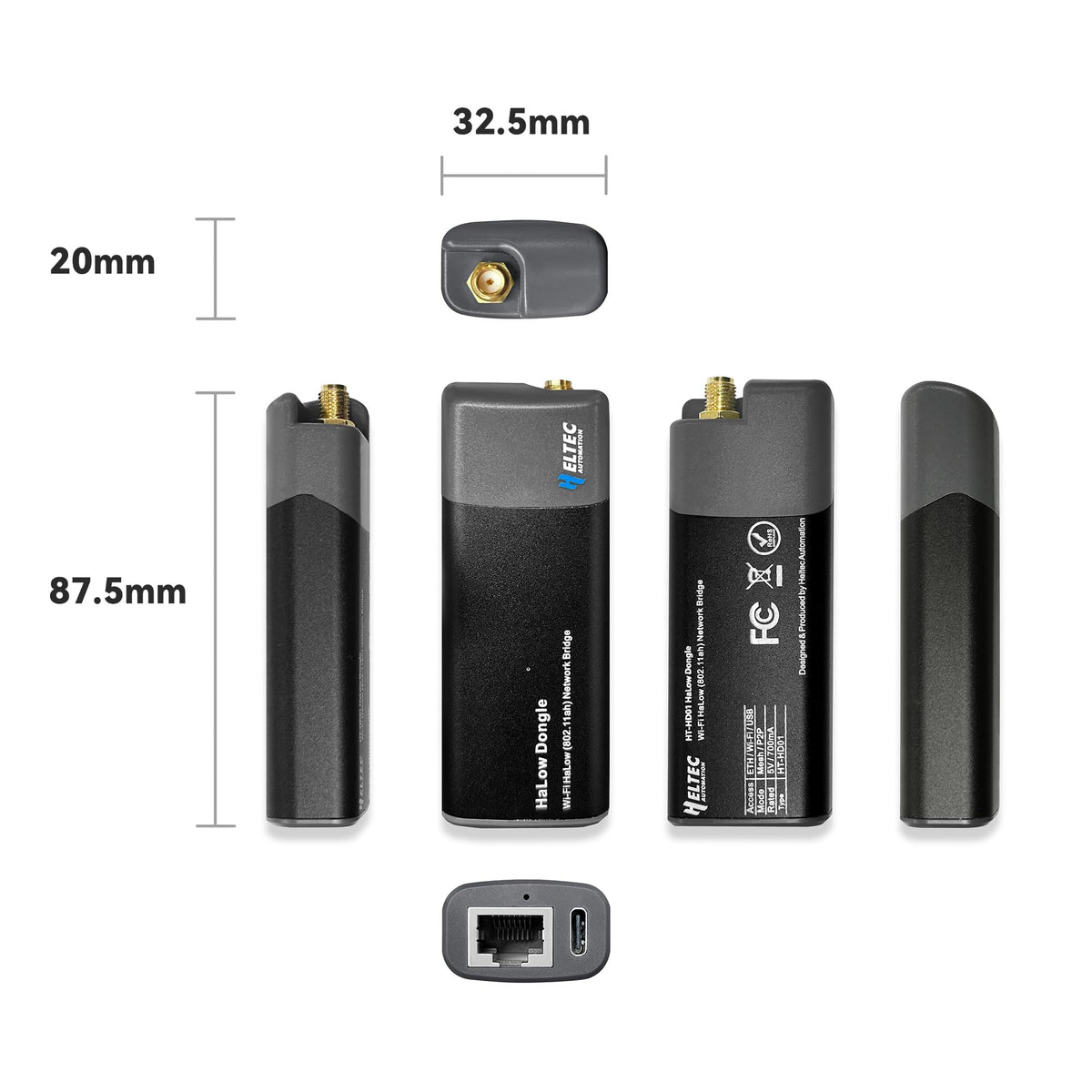 Heltec Wireless Bridge,Point to Point,Outdoor WiFi Bridge,AP+STA Pair Set