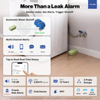 YoLink Class E Sensor Water Leak Sensor 5 Kit: 3-Pack + Hub
