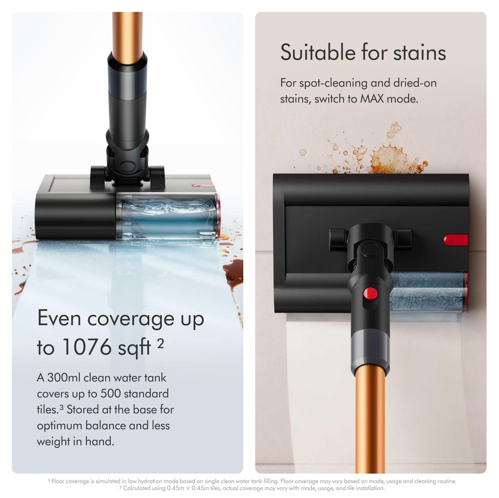 Dyson PencilWashᵀᴹ Cordless Wet Cleaner for Hard Floors - Ultra Slim and maneuverable, Cleans Wet and Dry Messes, 30 Minutes Run time