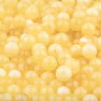 Amber Round Beads Polished 100% Natural Baltic Stone 5mm Loose with Drilled Holes for Crafting Beading and Jewelry Making - Amber Culture