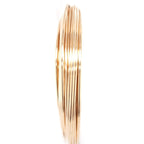 14/20 Yellow Gold Filled Wire 14 Ga Half Round, Dead Soft 5FT by CRAFT WIRE