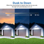 150W Motion Sensor Lights Outdoor for Outside, 15000LM LED Flood Lights Outdoor Wired Dusk to Dawn, Exterior Security Floodlight Fixture Waterproof IP65, Outdoor Lighting for House, Garage 2 Pack