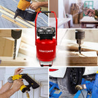 Craftsman Air Compressor 10 Gallon, Peak 1.8 HP, Max 150 PSI, 4.0CFM@90PSI, 5.0 CFM@40PSI, Oil-free, Portable Air Compressor with Wheel, 120V, Model: CMXECXA0331042