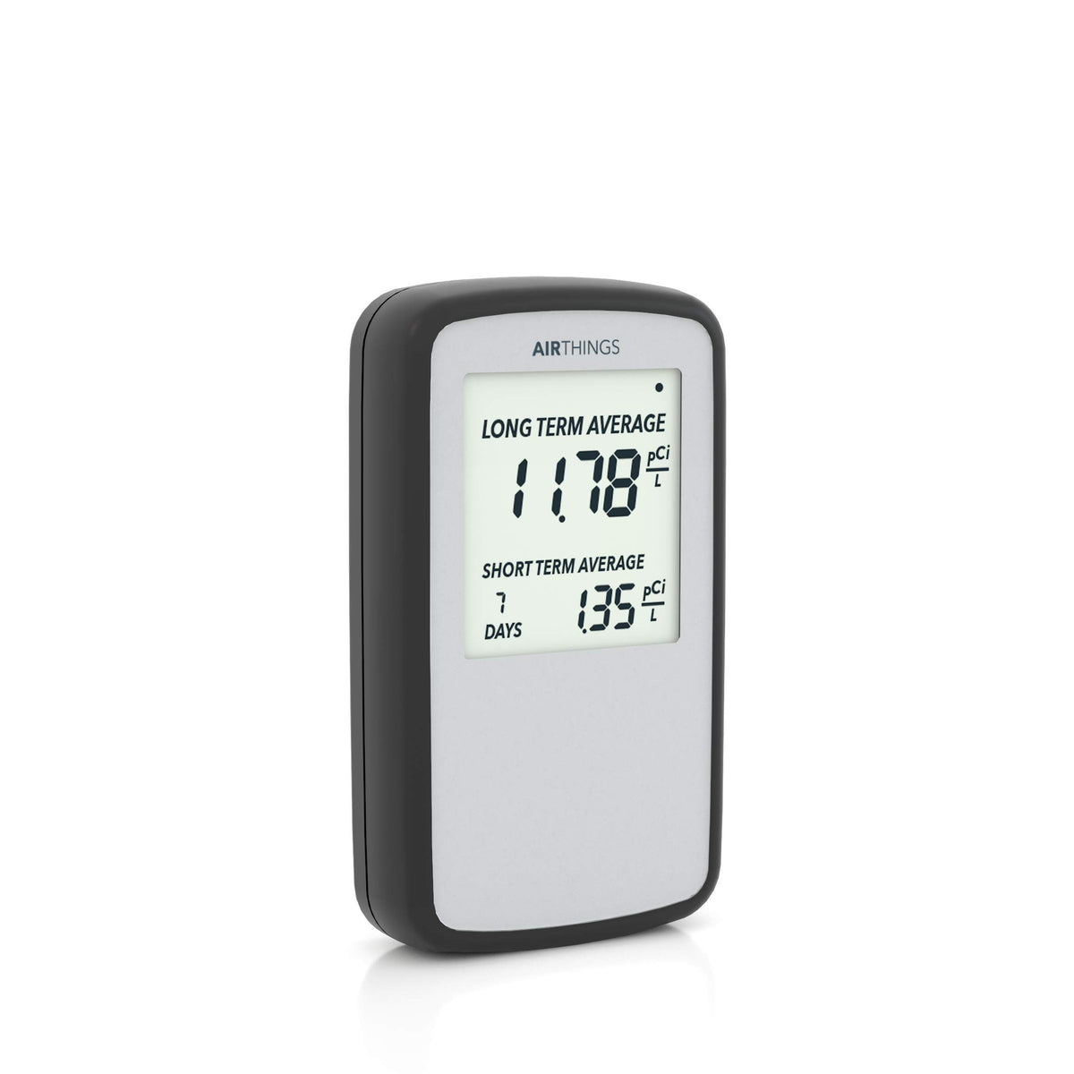 Airthings 325 Corentium Home 2 Smart Digital Radon Detector - Portable and Easy-to-use Radon Testing with Bluetooth connectivity and Humidity & Temperature Sensors