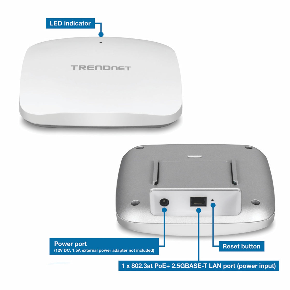 TRENDnet AX3000 Dual Band WiFi 6 PoE+ Access Point,TEW-923DAP