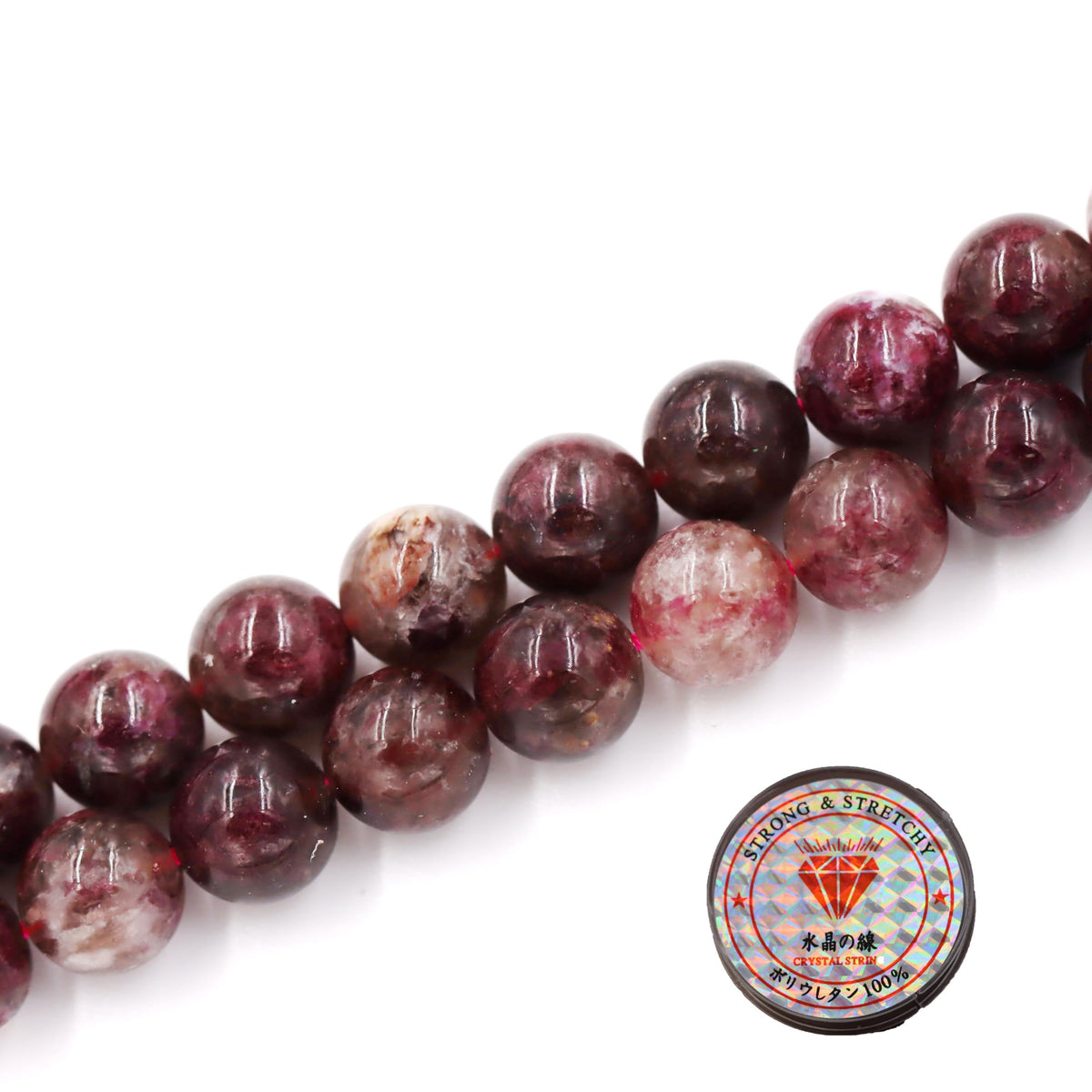 Natural Stone Beads for Jewelry Making Loose Beads with Stretch Cord for Bracelet Necklace Making AAA Tanzanite Beads 6mm