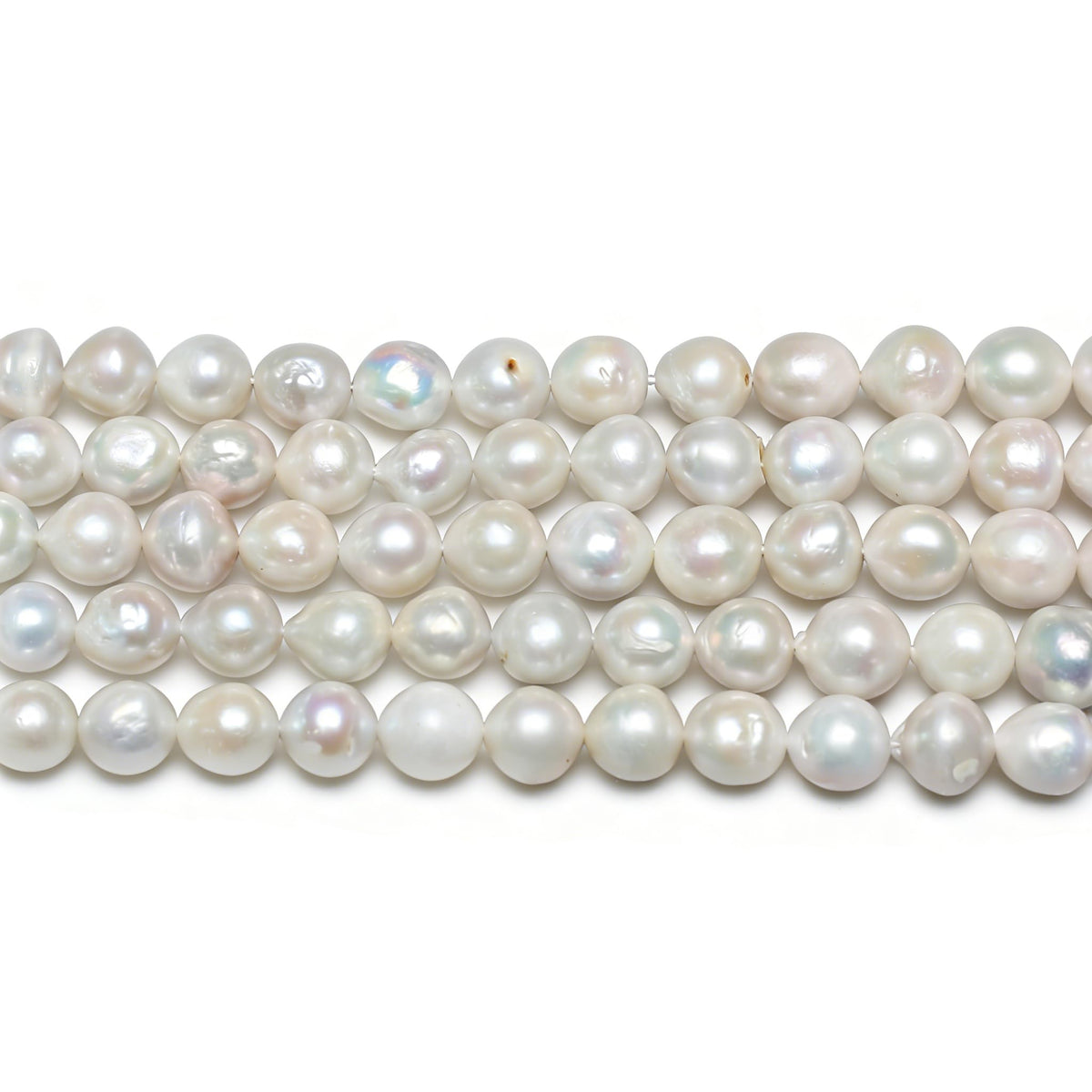 QSLLER Irregular Natural Freshwater Cultured Pearl Beads Baroque Pearl Beads for Jewelry Making Neckalce Craft DIY