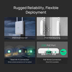 Omada 7 Outdoor, BE5000 WiFi Access Point, w/o PoE Injector(EAP725-Outdoor)