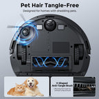 Kilgone Robot Vacuum and Mop with Self Emptying Dock, 90 Days Hands-Free
