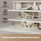 DREAME H15 Pro CarpetFlex Cordless Vacuum Mop, Wet Dry Vacuum Cleaner with Dual Brushes for Hard Floors & Carpet, Tangle-Free Hair-Cutting, 23kPa Suction, 180° Lie-Flat Floor Washer, 194°F Fast Drying