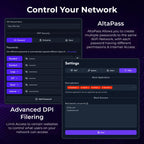 Alta Labs AP6 WiFi 6 Access Point, Dual Band, High Performance, 3 Gbps, IP54 Rated, POE+, Content Filtering, Seamless Roaming, App Control, Computer Networking Wireless Access Points