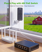 CPE882 WiFi 6 Point-to-Point Wireless Bridge Kit with WR3000K Router