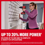 CRAFTSMAN 20V MAX 1/2 Cordless Hammer Drill, Includes 2 Batteries (2 Ah), Charger and Double Ended Bit, Longer Runtime Power Hammer Drill with LED Light (CMCD712D2)