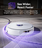 NARWAL Freo Z Ultra Robot Vacuum and Mop Combo, Dual RGB Cameras and Chips, AI Avoidance, 12000Pa Suction, Real-Time Decisions, Adaptive Hot-Water Self Wash & Self Emptying (Renewed)