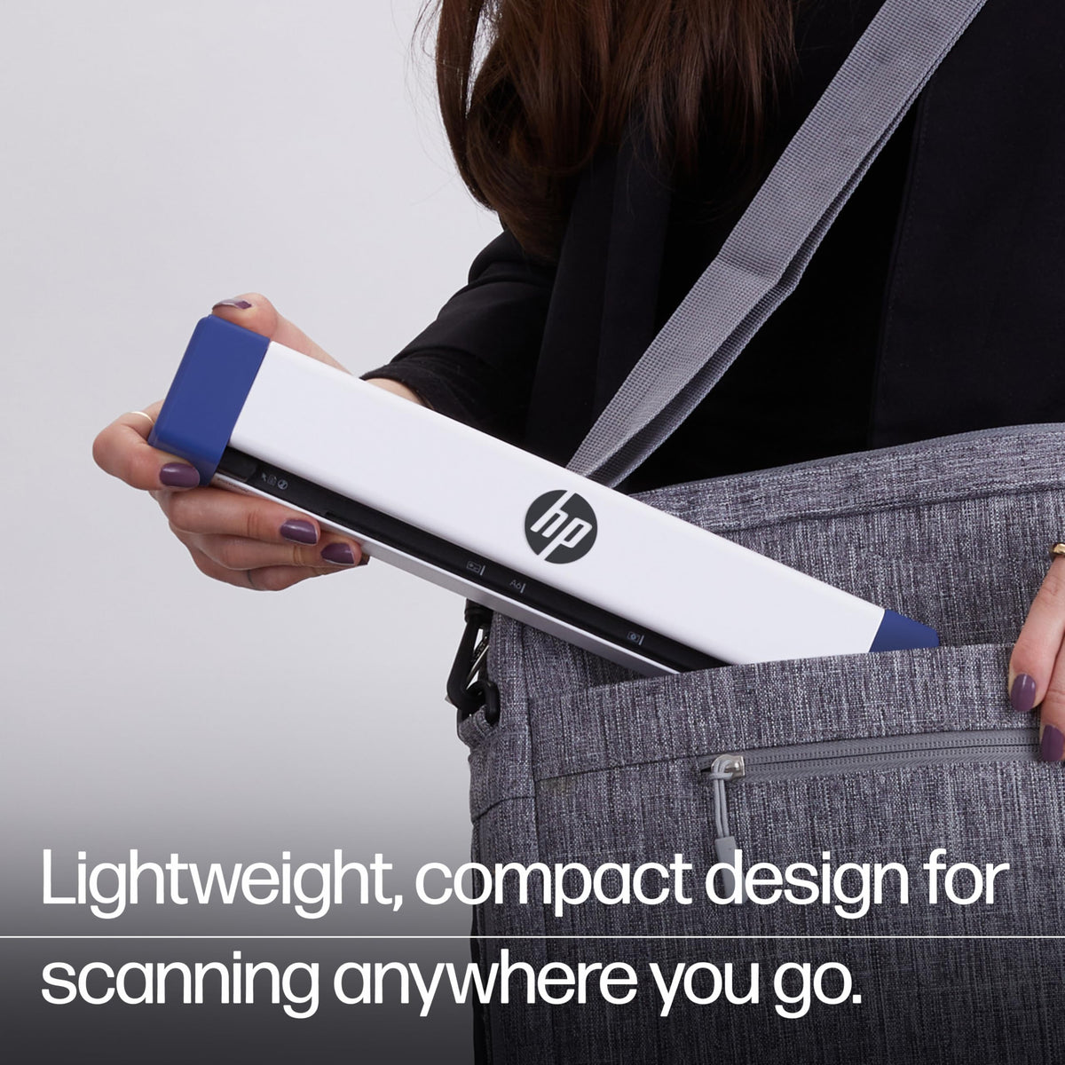 HP PS100W Portable Document Scanner for Laptop, Wi-Fi Direct, 8.5" x 14"
