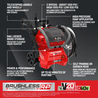 CRAFTSMAN V20 RP Cordless Pressure Washer, 1500 Max PSI, Draws from Any Water Source, Includes (2) 9Ah Batteries and Charger (CMCPW1500N2)