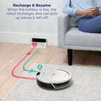 Shark Navigator Robot Vacuum, SmartPath Navigation, White, AV2120