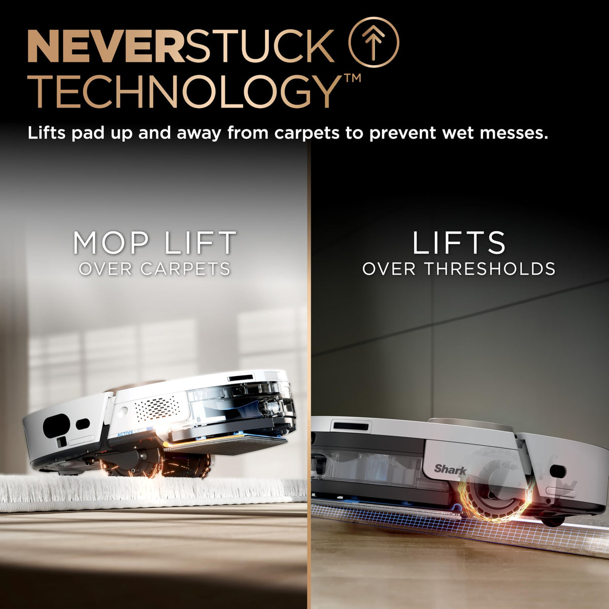 Shark PowerDetect Robot Vacuum & Mop Combo, 60-Day Self-Empty, AV2800ZE