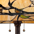 62" Tall Budding Branch Art Glass Floor Lamp Living Room