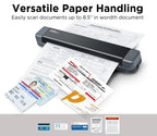 Plustek Mobile Scanner S410 Plus - Compact Portable Document Sheet-Fed
