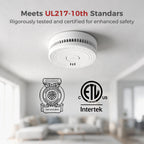 SITERLINK Smoke Detectors Replaceable Battery UL217,GS509A-2NCDR 12pack