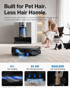ECOVACS DEEBOT X12S OMNICYCLONE Robot Vacuum & Mop with OZMO Roller 3.0