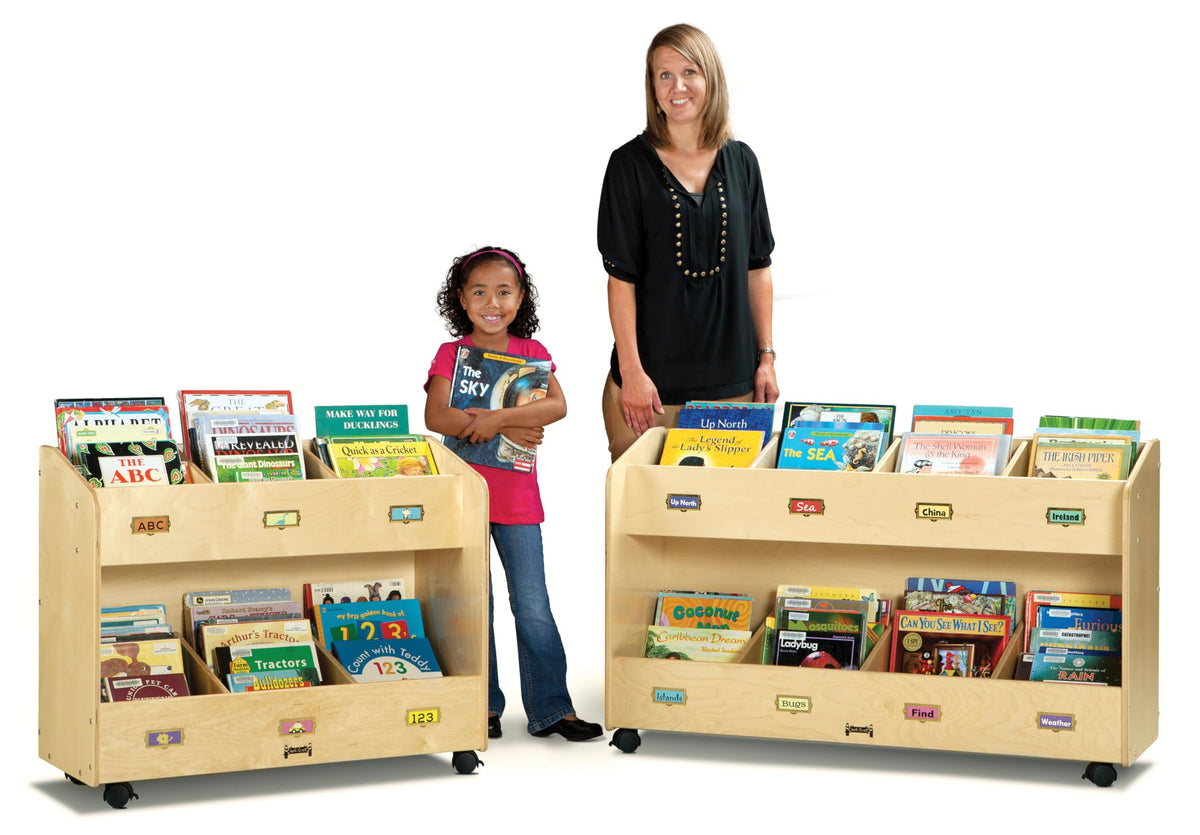 Jonti-Craft 5369JC Mobile 8-Section Book Organizer